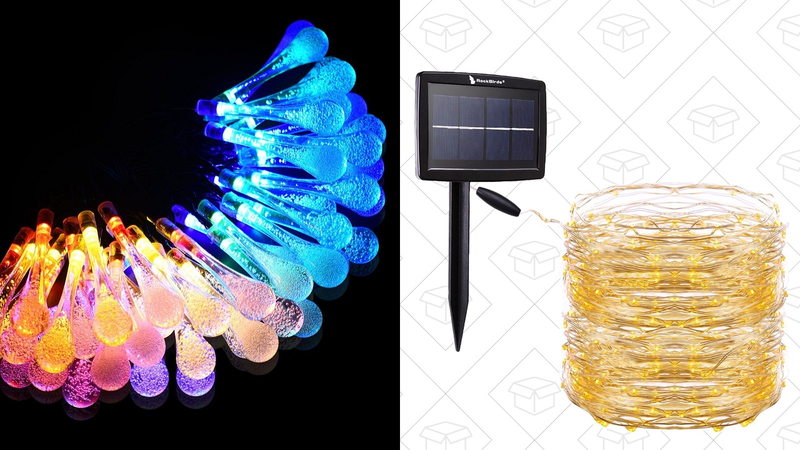 VicTsing 50 LED Water Drop Lights, $10 with code IC55Y3RC | RockBirds 150 LED 72' Copper Lights (Warm White, White), $12 with code KQCJVD9C